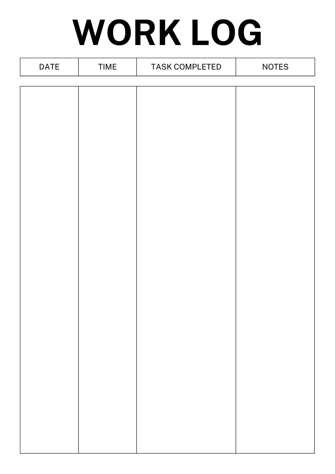 Printable Recording Studio Track Sheet