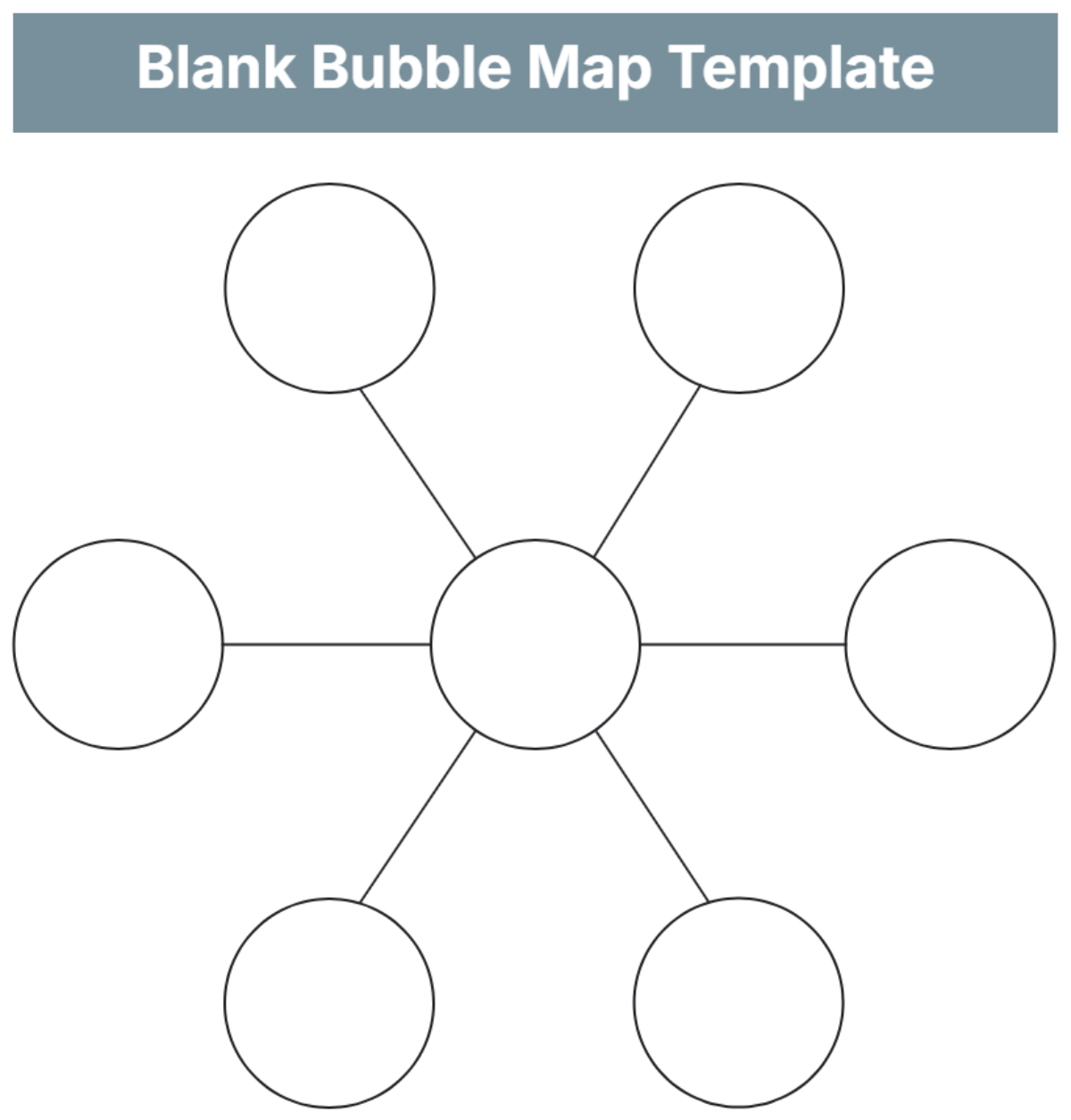 Free Blank Bubble Map Template To Edit Online