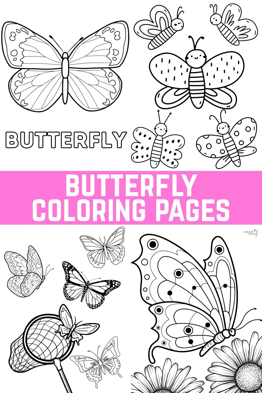 Free Butterfly Coloring Pages To Print Crafty Morning Free Butterfly Coloring Pages To Print Crafty Morning