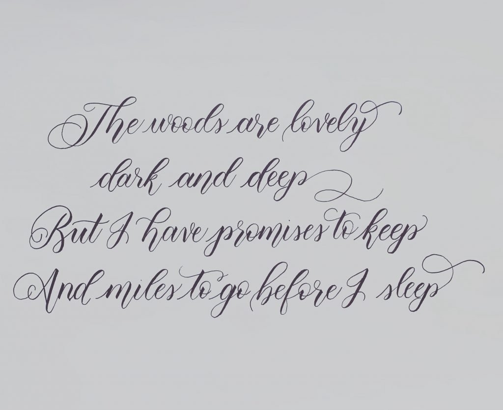 Calligraphy Alphabet Printable Worksheets