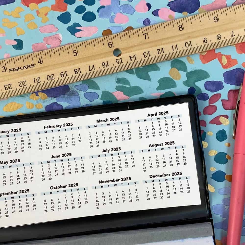 Printable Check Register Calendar