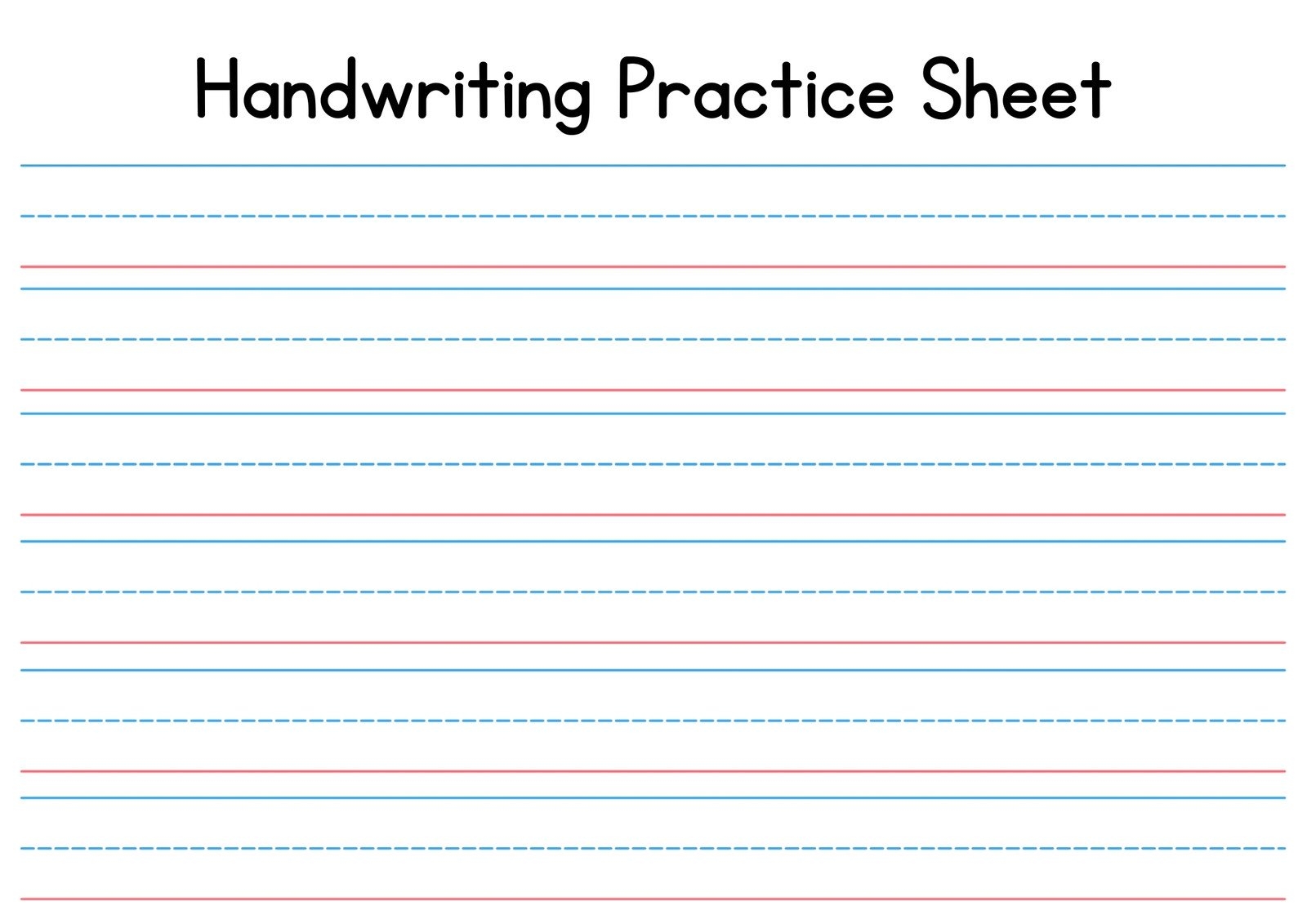 Free Printable Printing Sheets