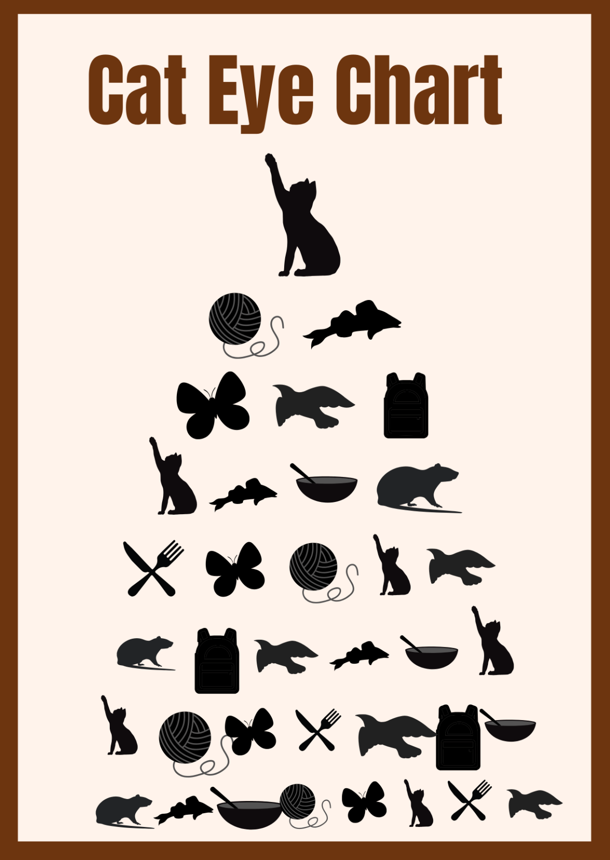 Free Printable Pupil Size Chart