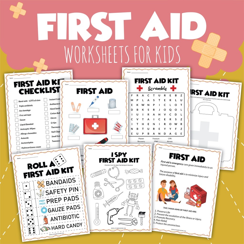 Printable First Aid Worksheets Printable First Aid Worksheets