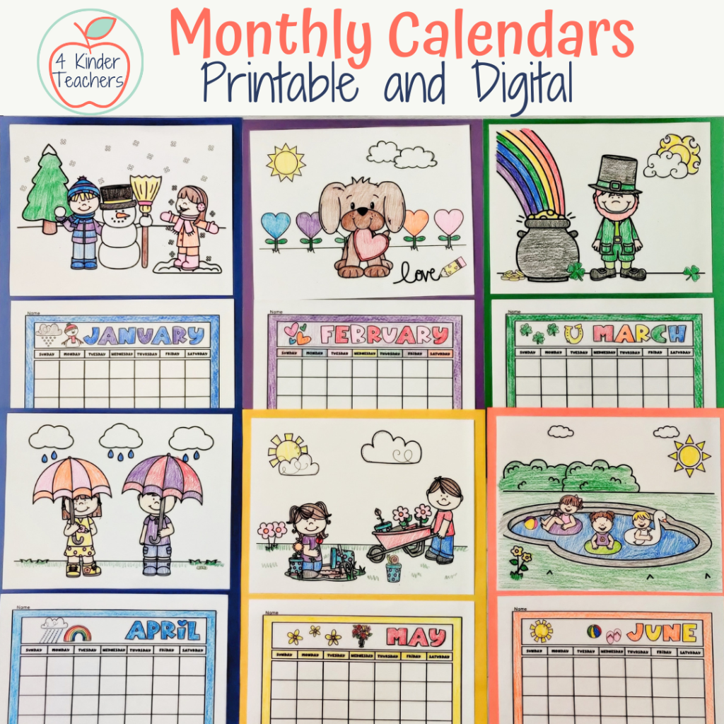 Calendar Preschool Printable