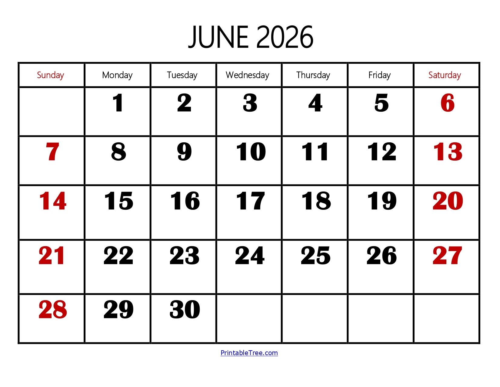 Printable Calendar May And June 2026