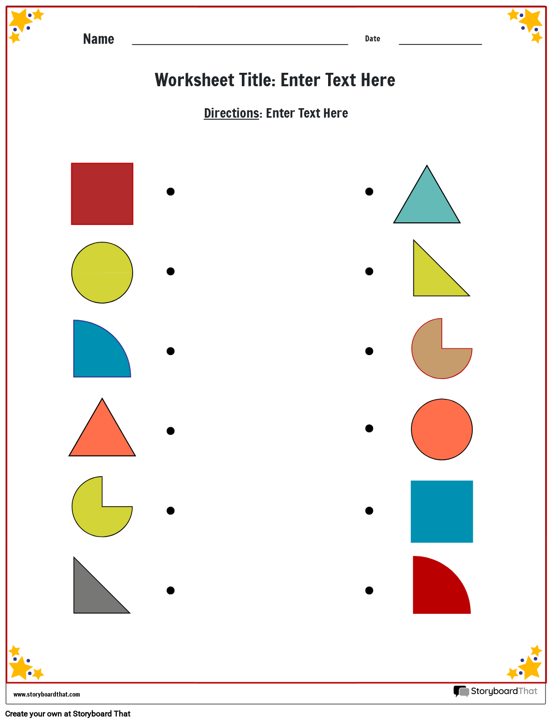 Free Matching Shapes Worksheets Activities And Printables 