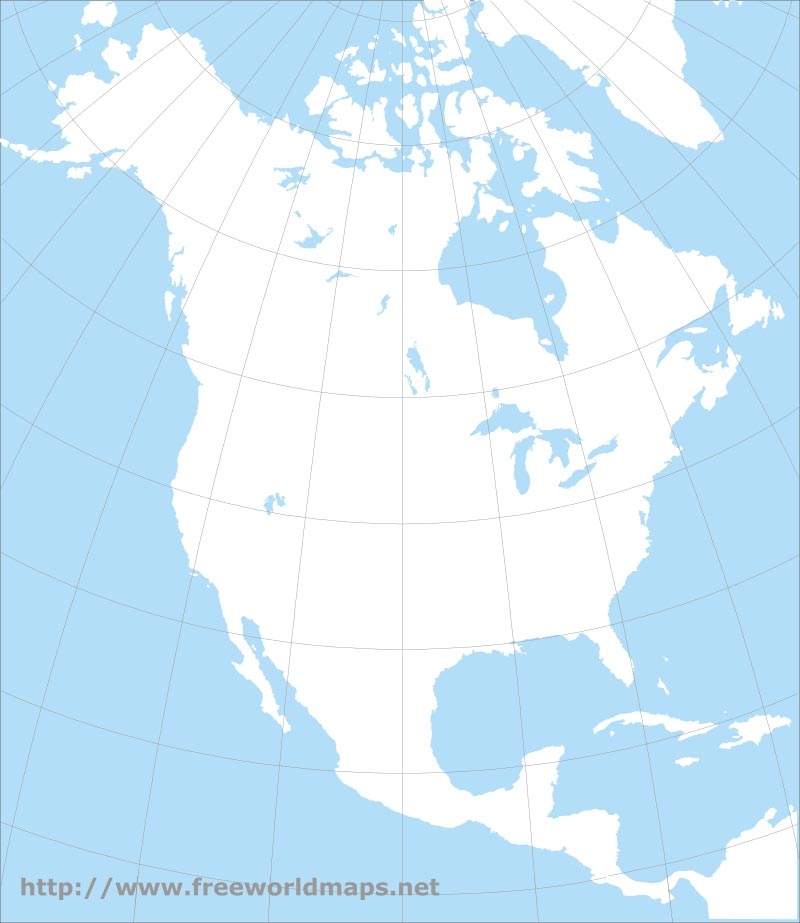 Free PDF Maps Of North America
