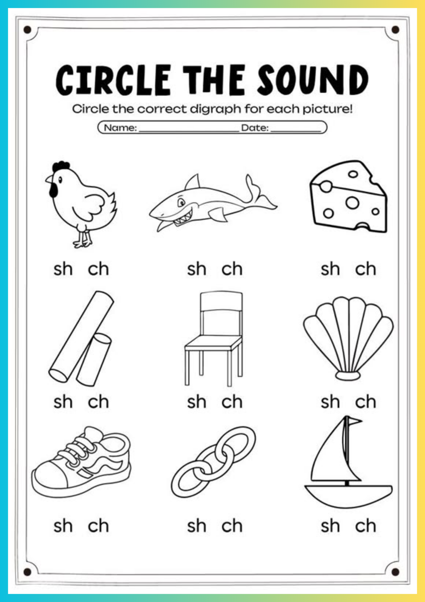 Free Phonics Worksheets Worksheets Get Worksheet