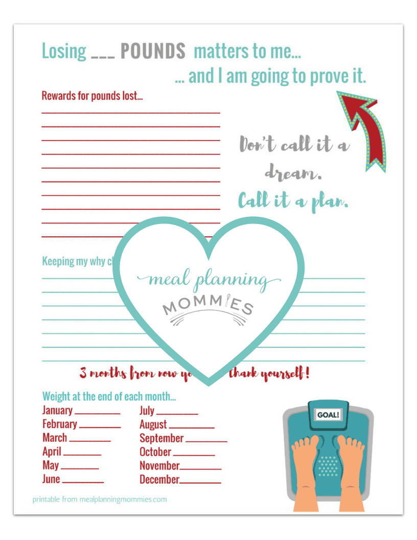 Free Printable 20 100 Pound Weight Loss Trackers