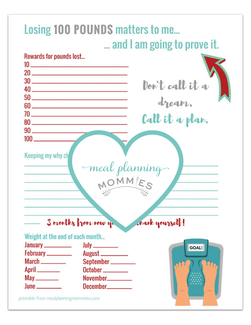 Printable Weight Loss Contract Pdf