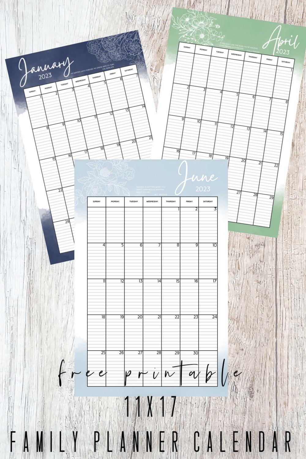 Free Printable 2023 Family Planner Calendar The Happy Housie Free Printable 2023 Family Planner Calendar The Happy Housie