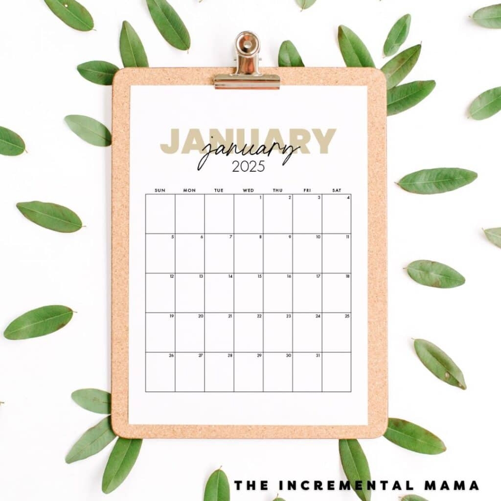 Free Printable Calendar Pinterest