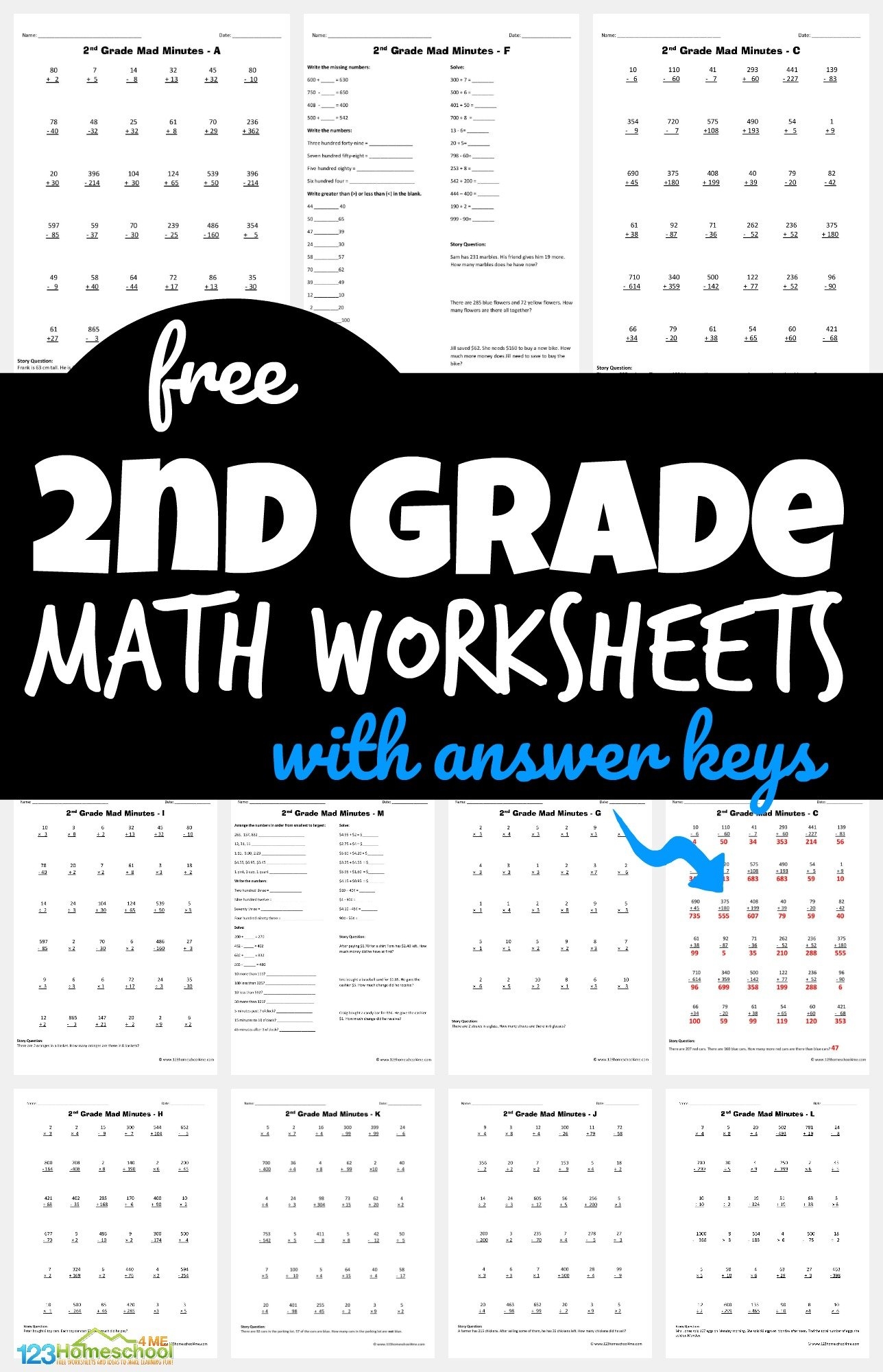 Free Printable Add And Subtract Worksheets