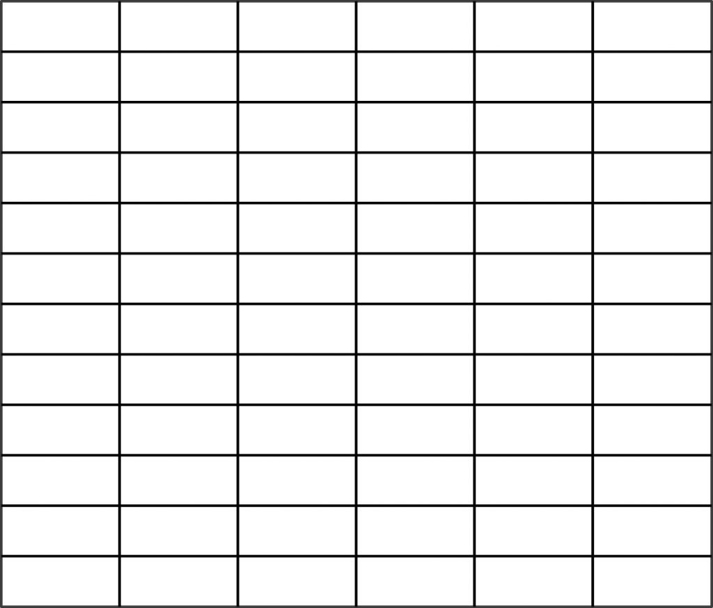 Free Printable 6 Column Chart Templates PDF Printables Hub
