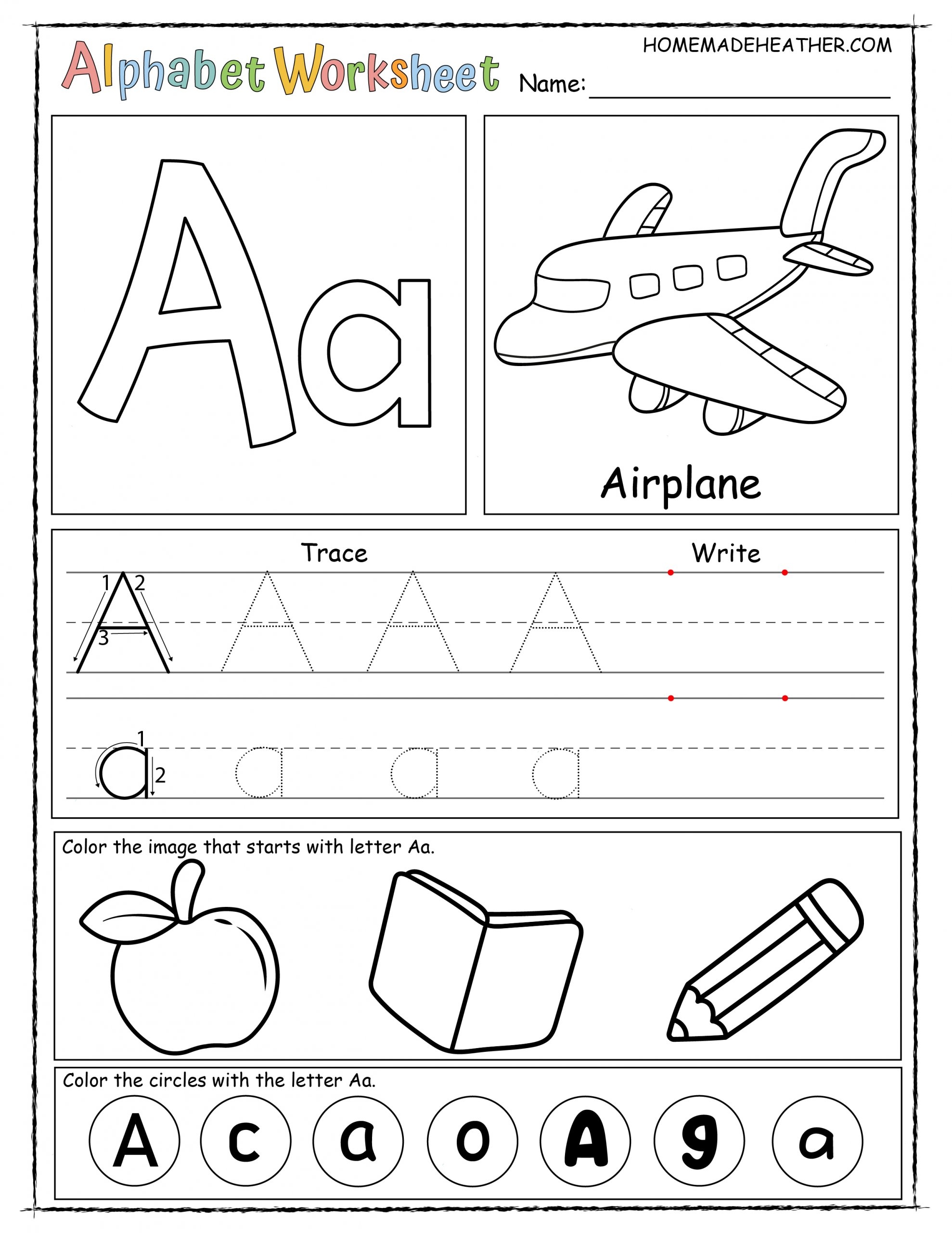Free Printable Alphabet Worksheet Free Download Free Printable 