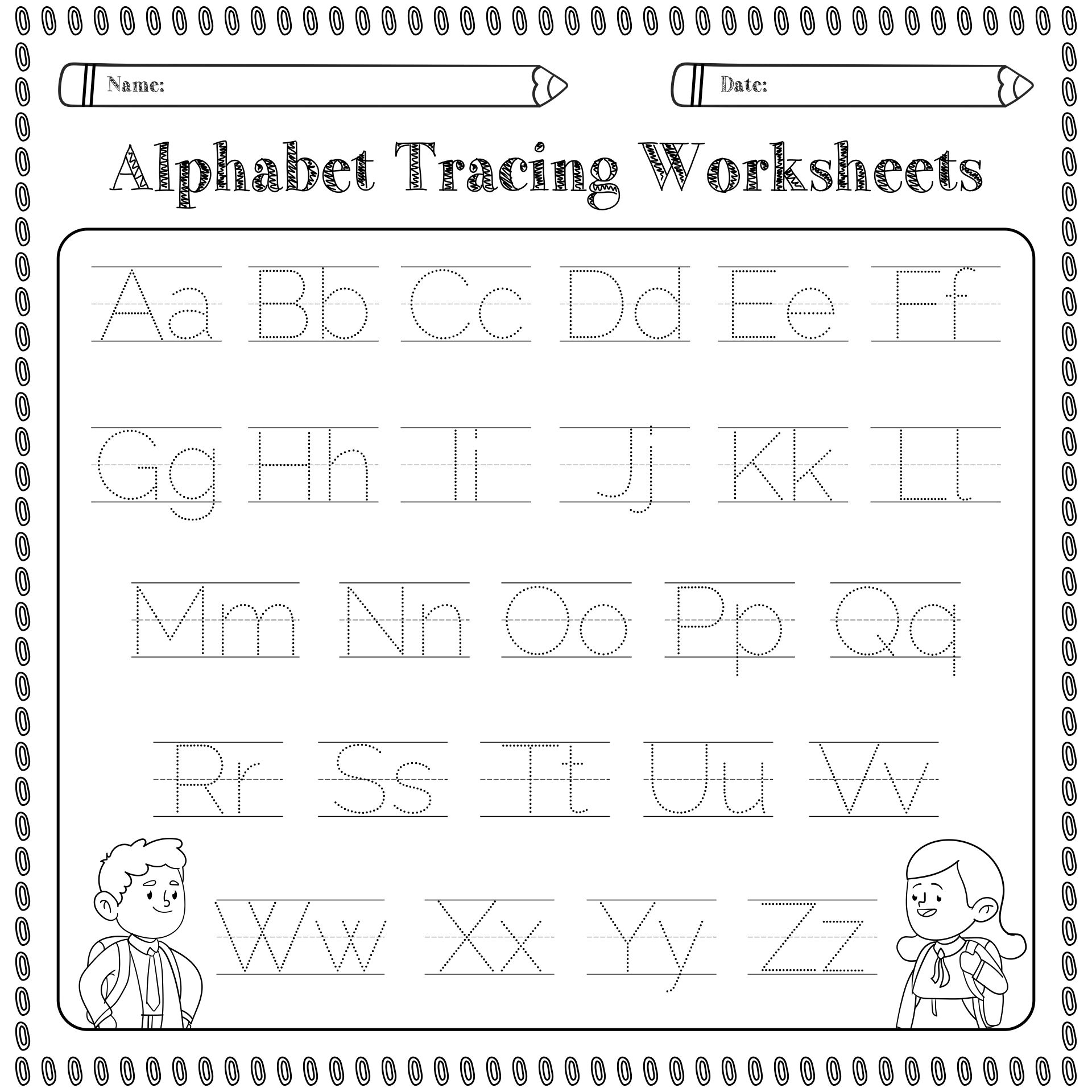 Free Printable Abc Worksheets For Preschool