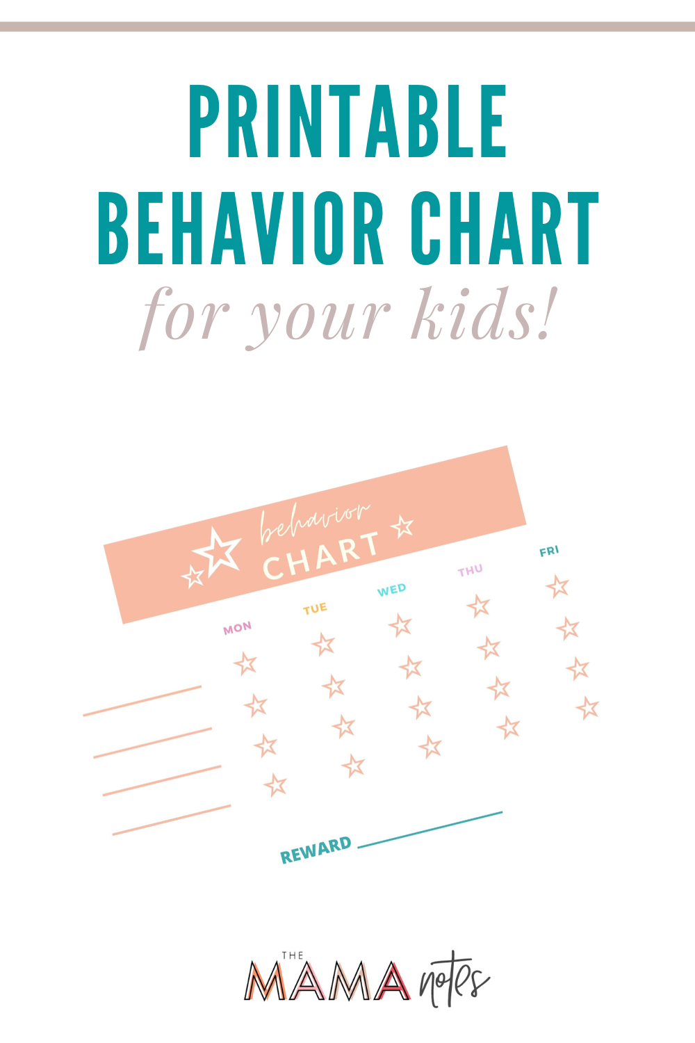 Printable Behavior Charts For Moms