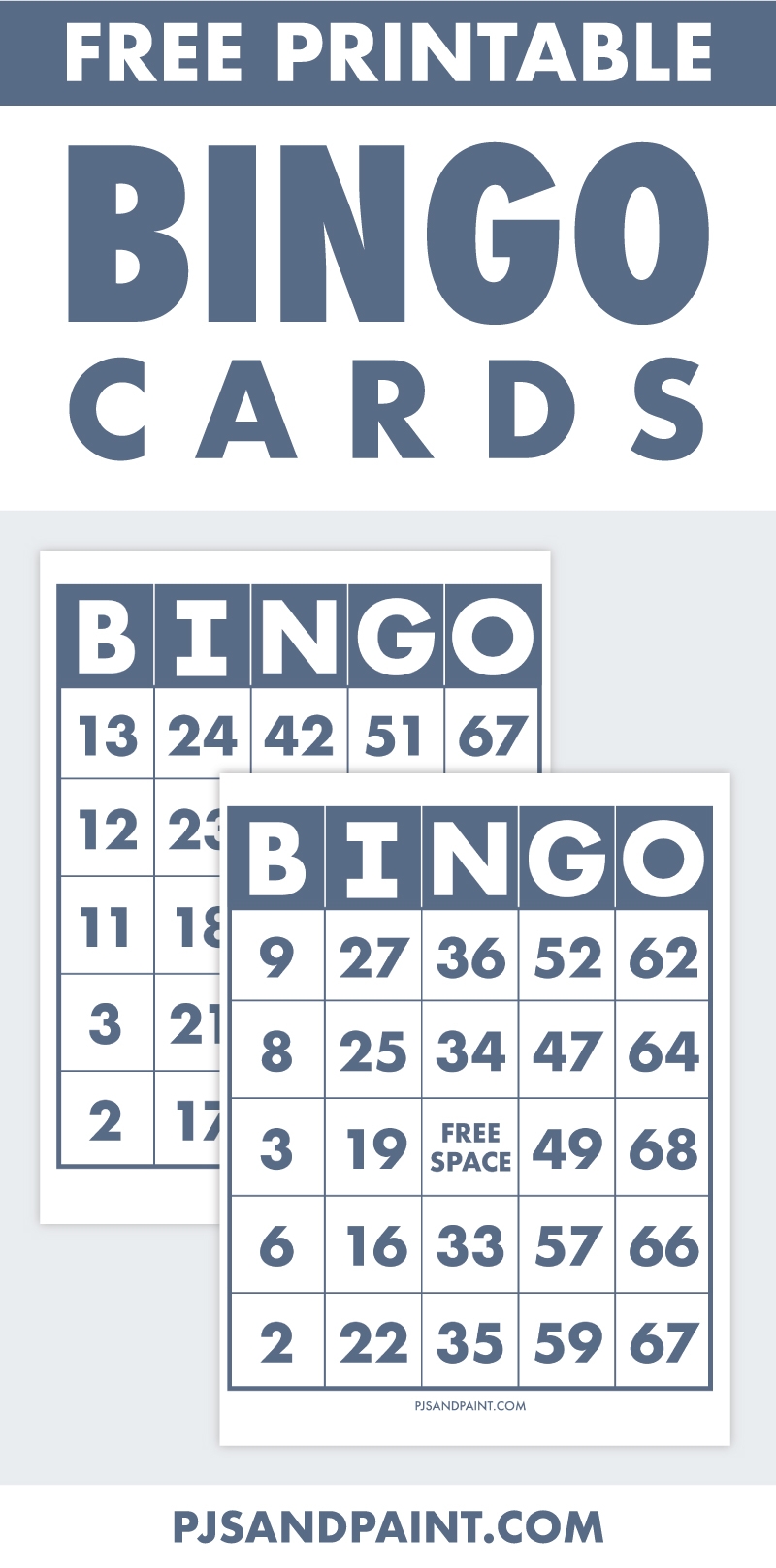 Free Printable Bingo Sheet
