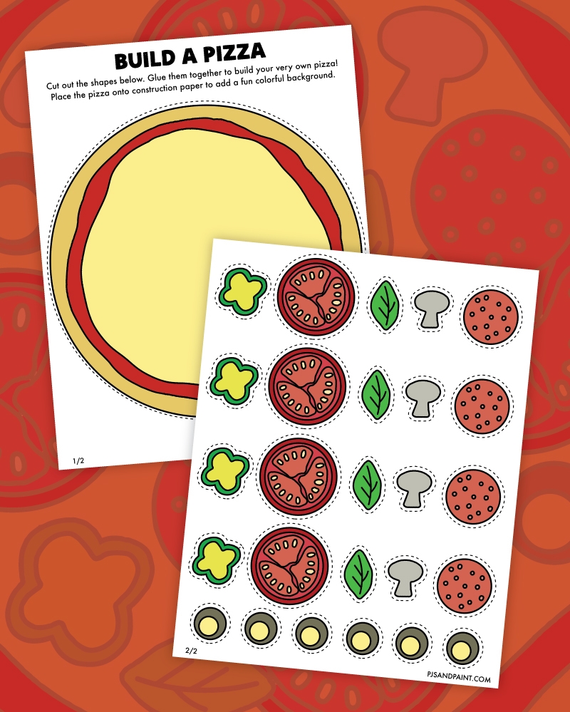 Free Printable Pizza Activity Sheets