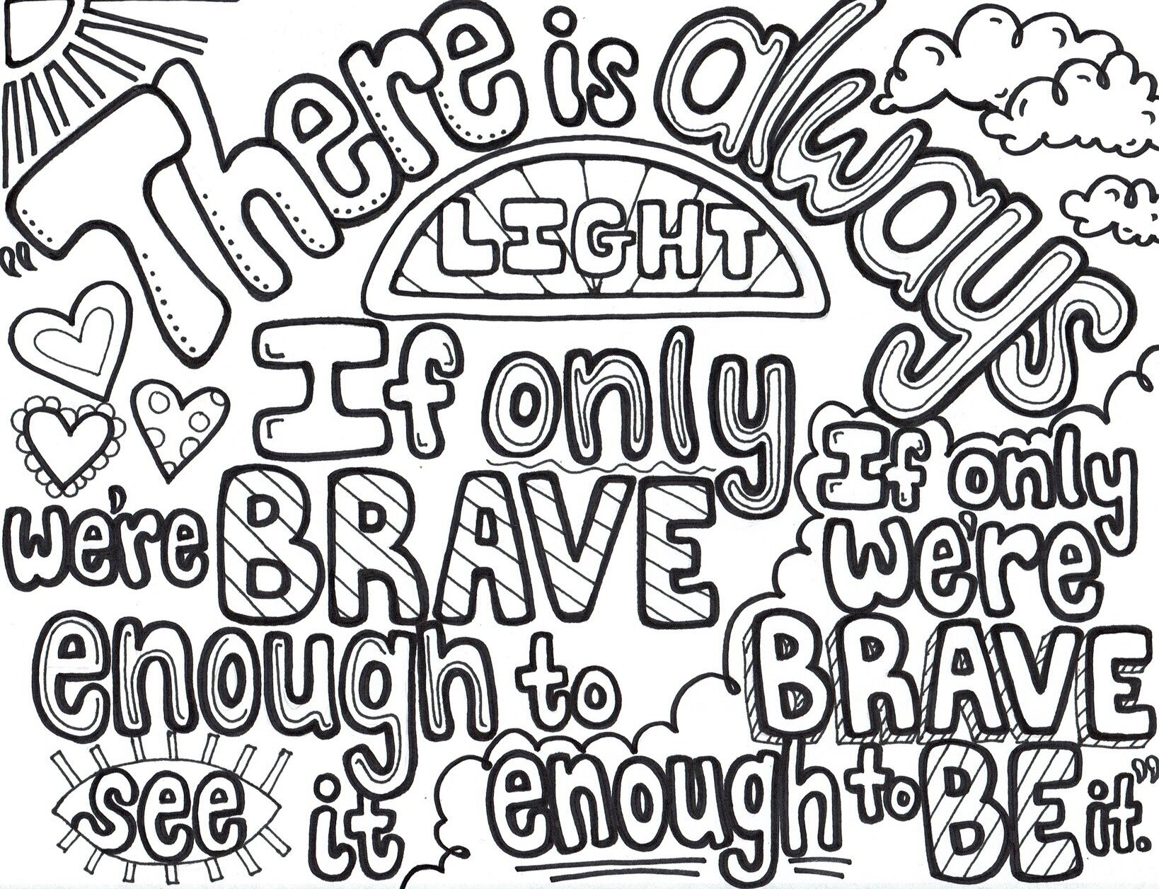 Free Printable Coloring Sheets InLight Institute