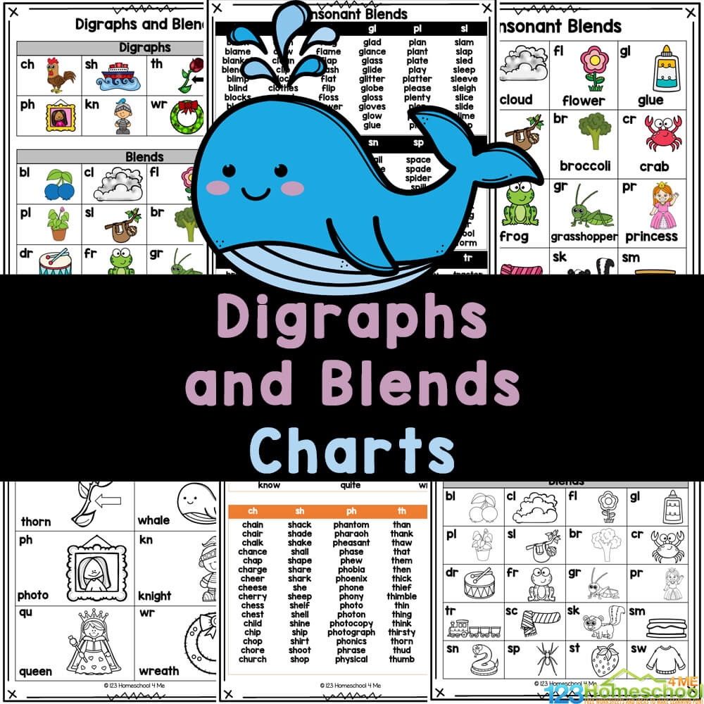 Digraph Chart Printable Free