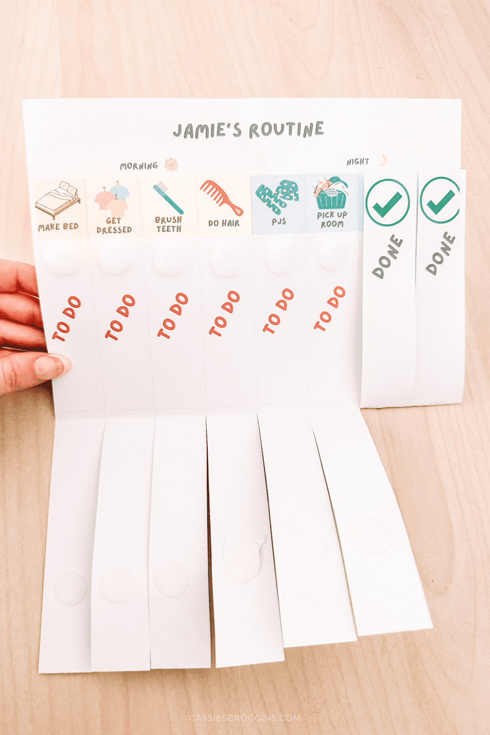 Morning Routine Flip Chart Free Printable