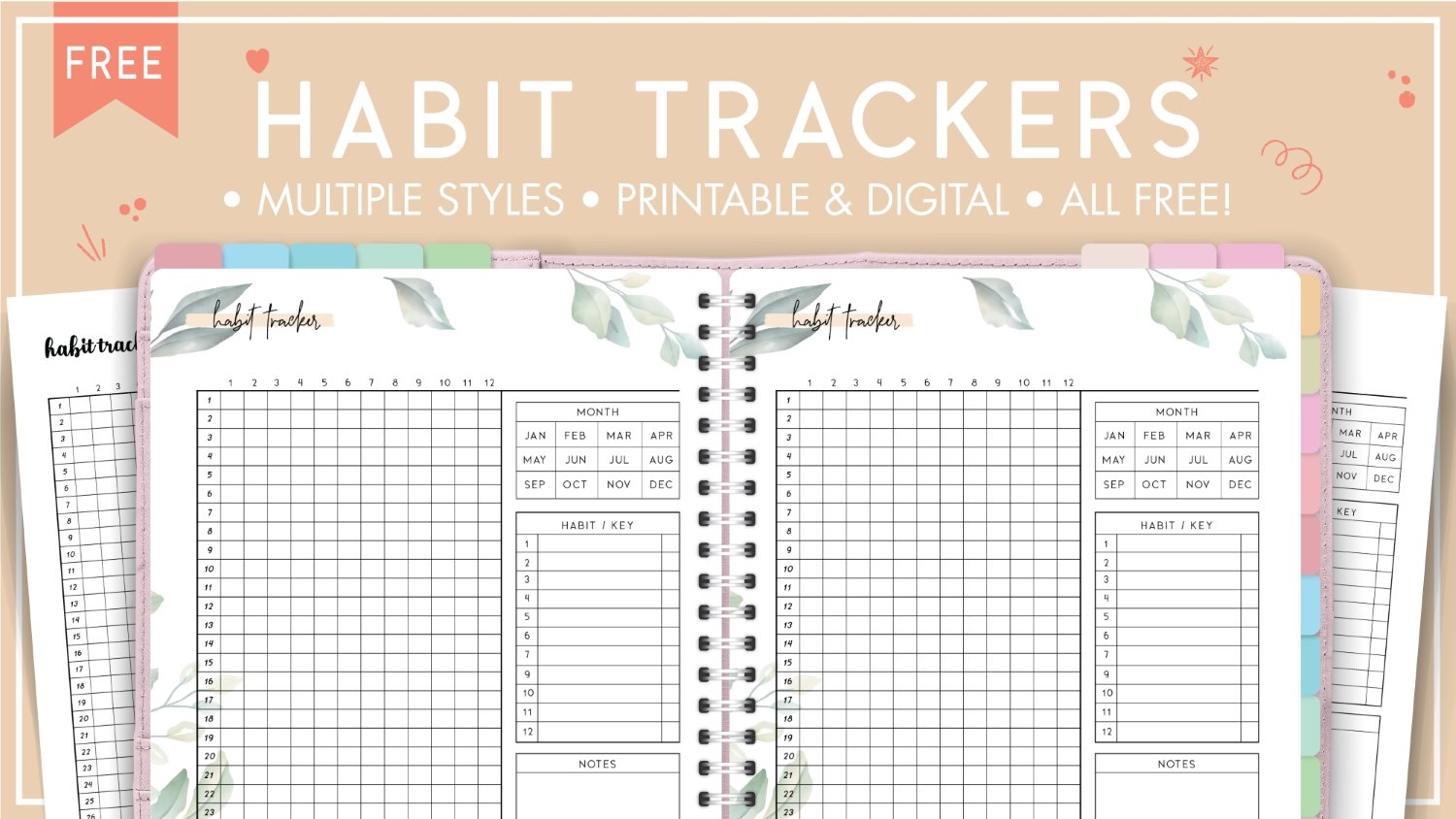 Free Printable Habit Tracker PDF World Of Printables