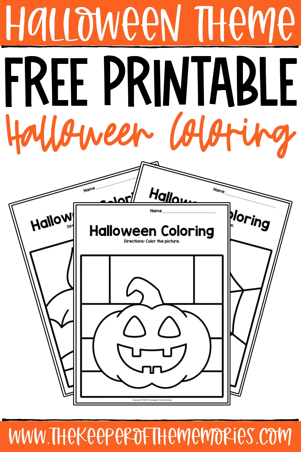Printable Coloring Sheets For Halloween