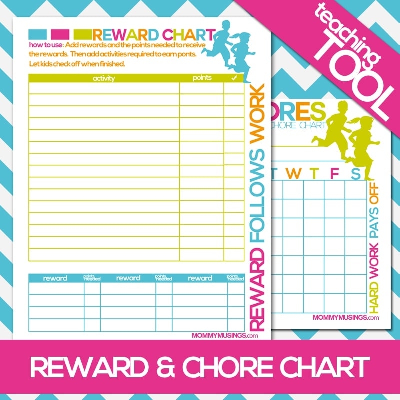 Free Printable Kids Reward Chart