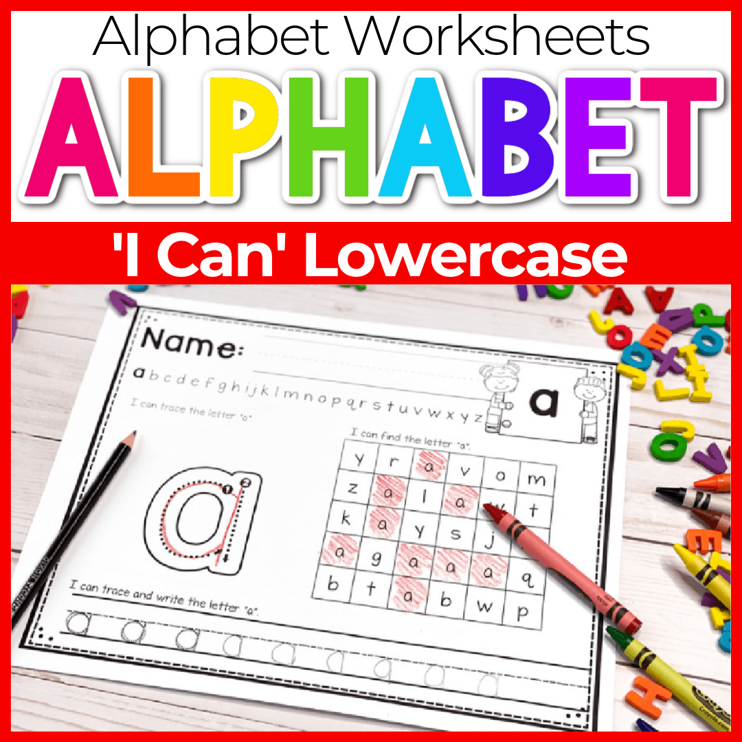 Free Printable Lowercase Letters Worksheets