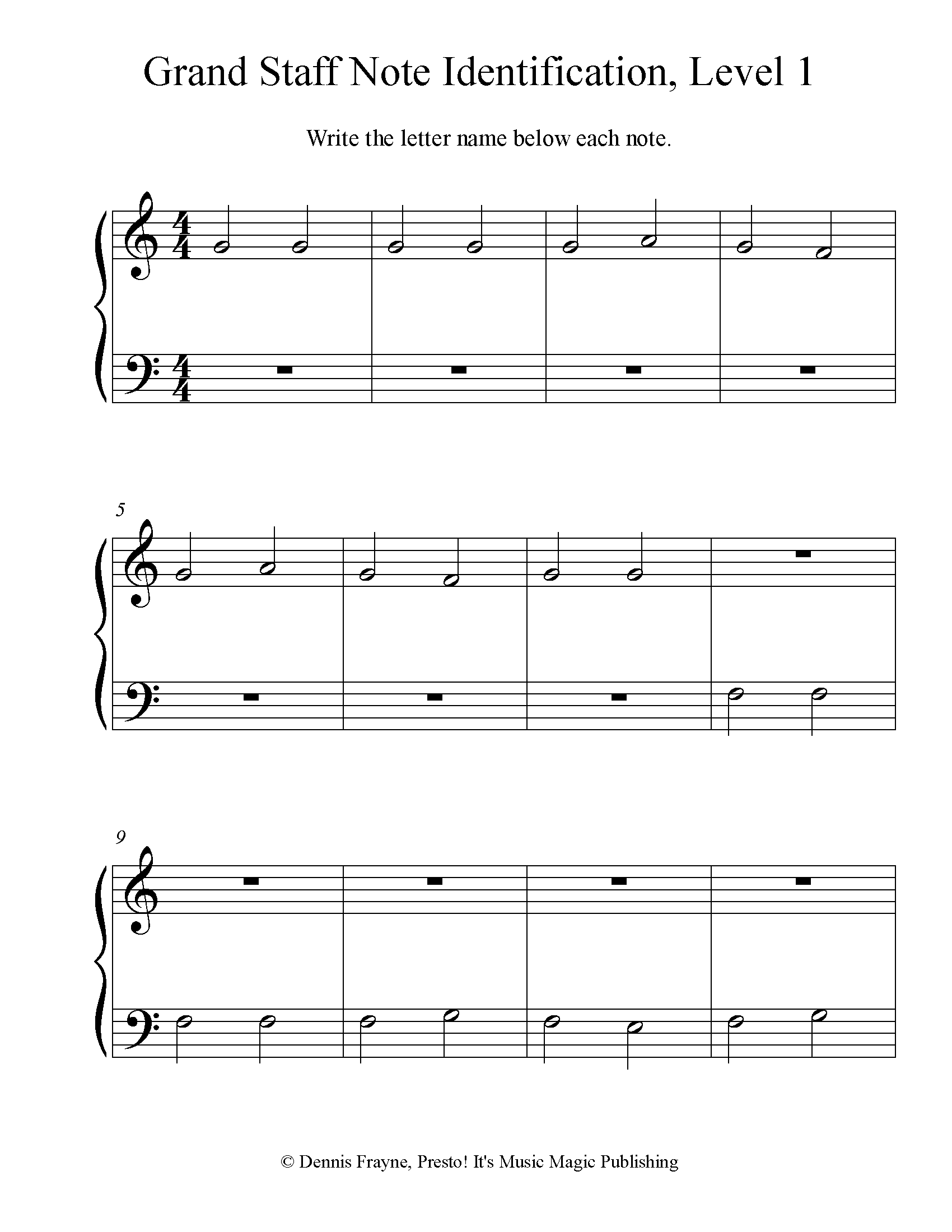 Music Writing Sheets Printable