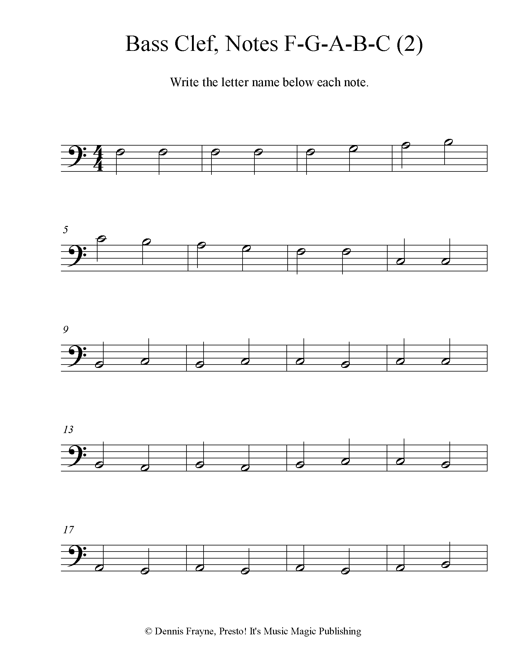FREE Printable Music Note Naming Worksheets Presto It s Music Magic Publishing