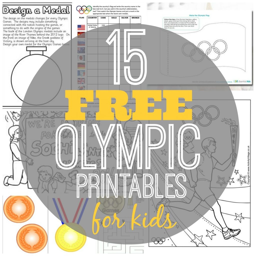 Free Printable Olympic Rings Coloring Pages Classy Mommy