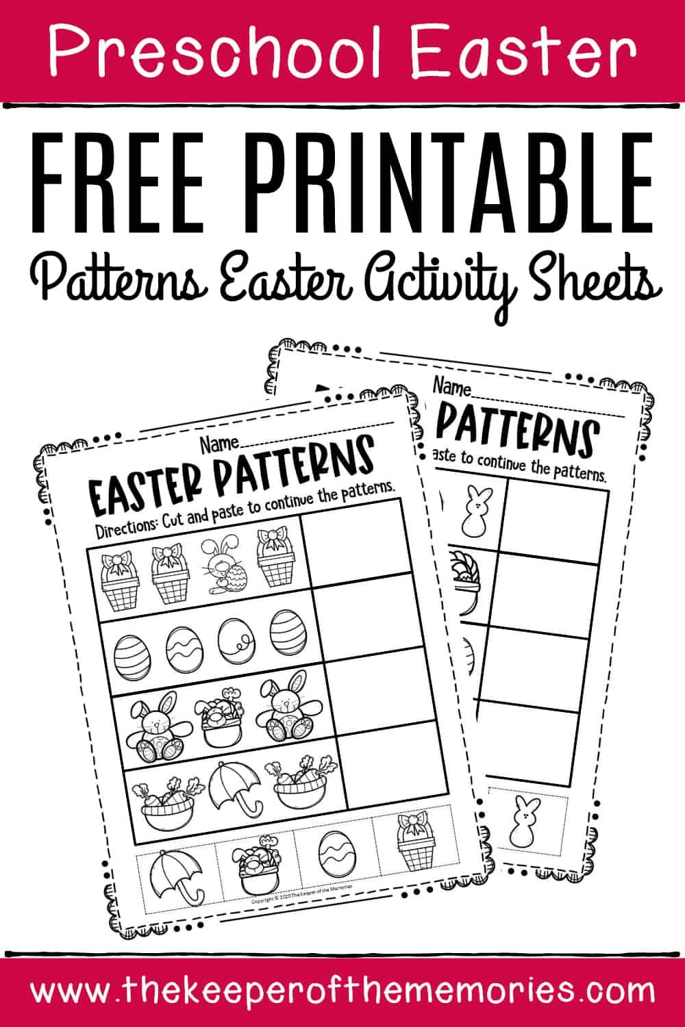 Free Printable Patterns Easter Activity Sheets The Keeper Of The 