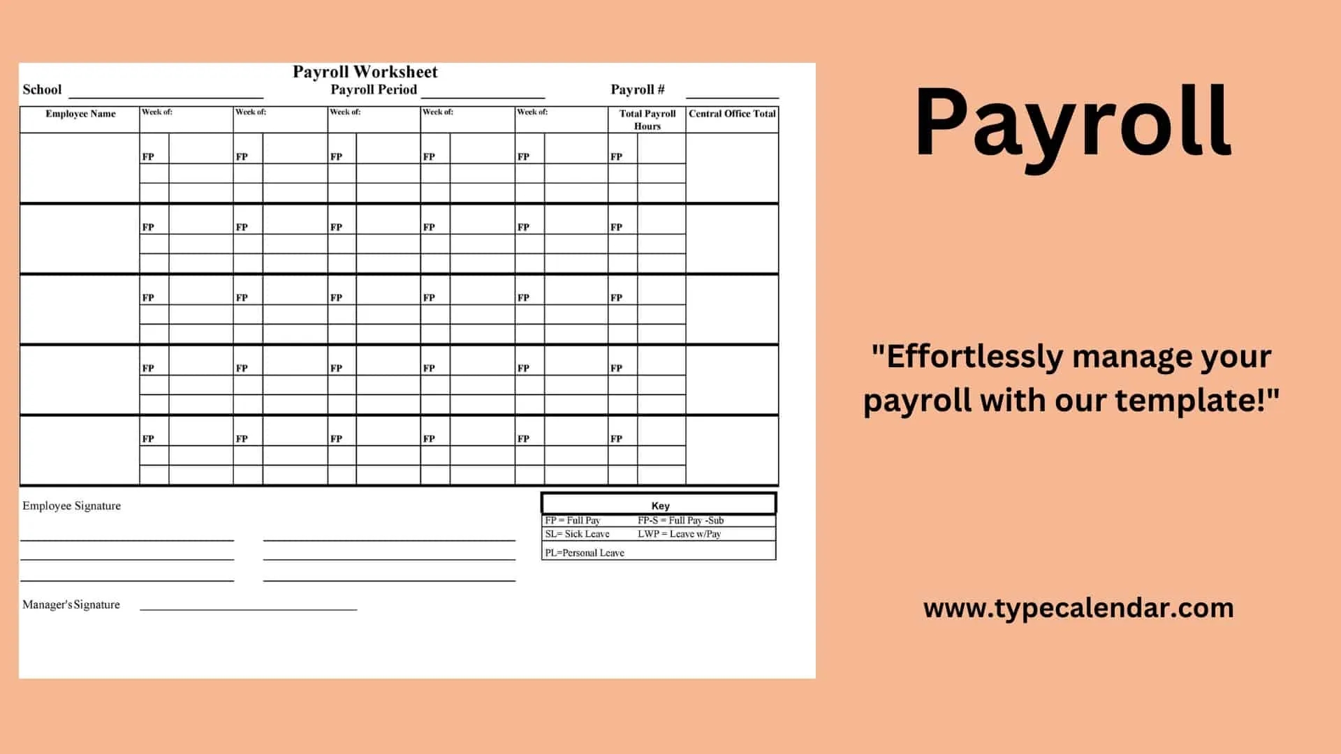 2026 Biweekly Payroll Calendar Printable
