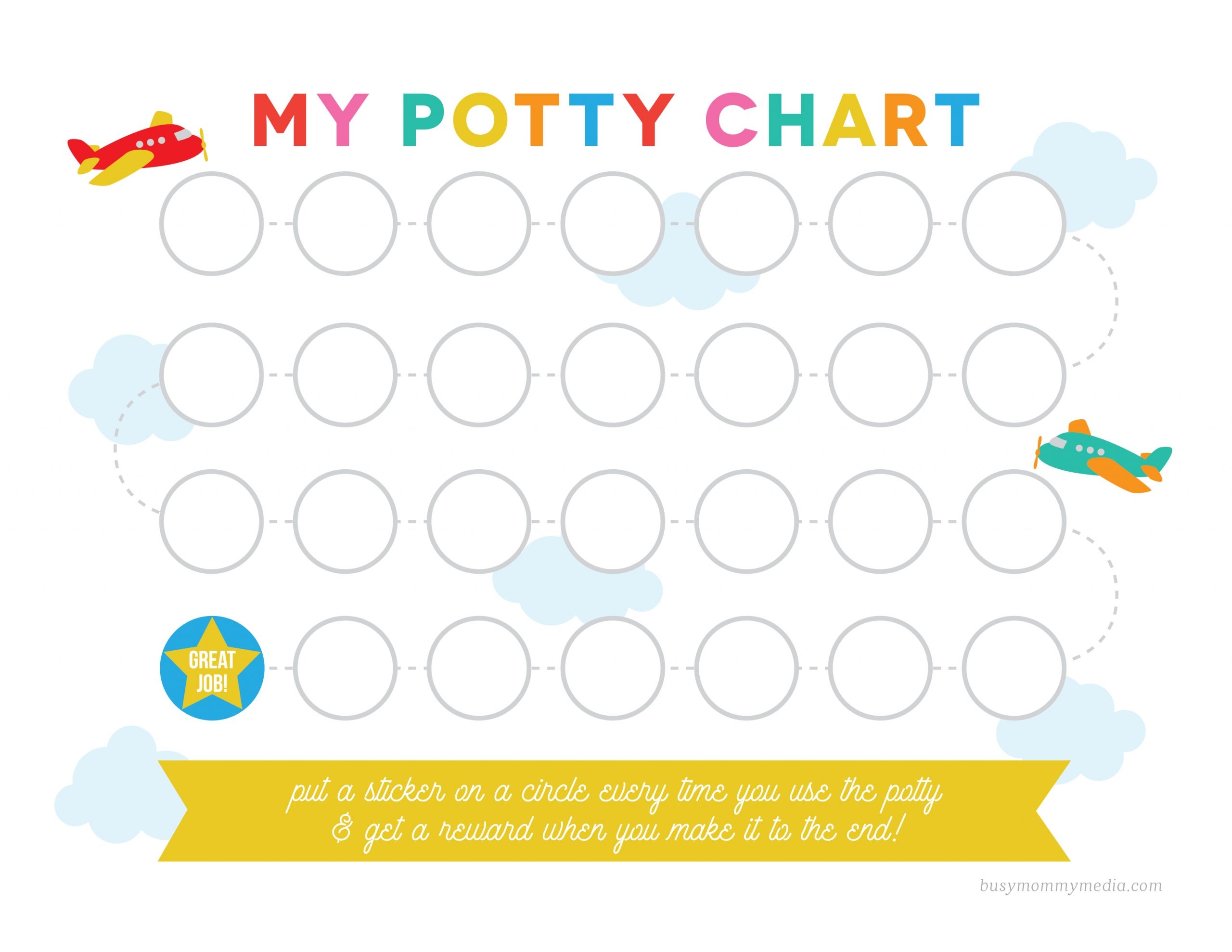 Printable Potty Training Charts