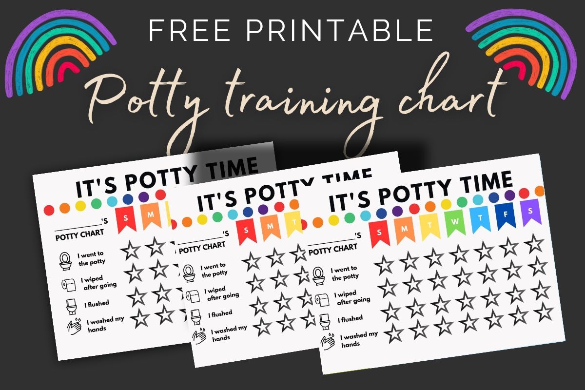 Free Printable Potty Training Chart For Toddlers