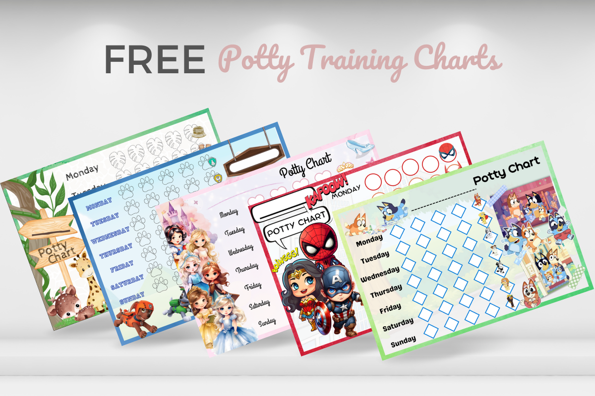 Potty Training Chart Printable Superhero