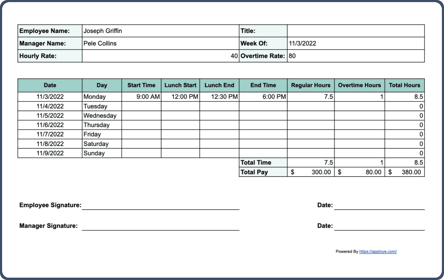 Free Printable Timesheet Templates Excel Word PDF Free Printable Timesheet Templates Excel Word PDF