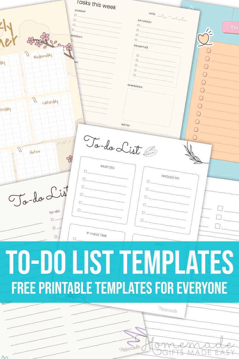 Free Printable To Do List Template Free Printable To Do List Template