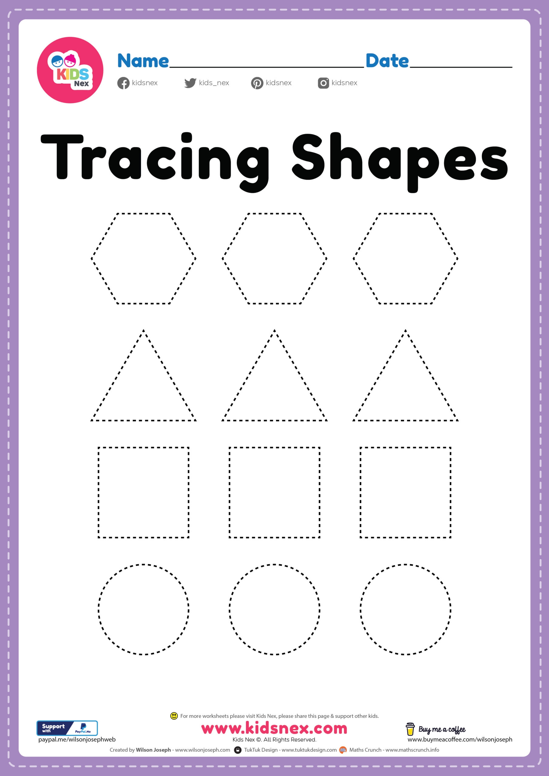 Preschool Printable Worksheets Pdf