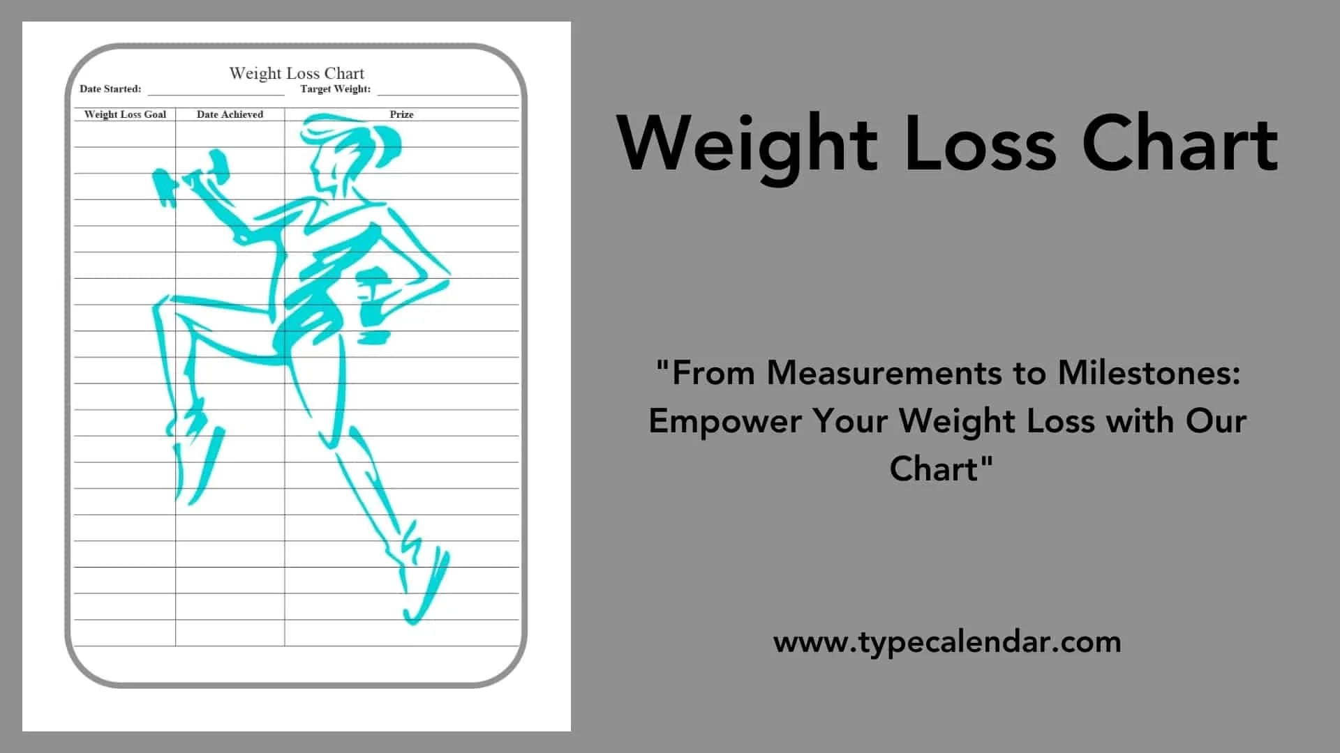 Free Printable Weight Loss Chart Templates Men Women 