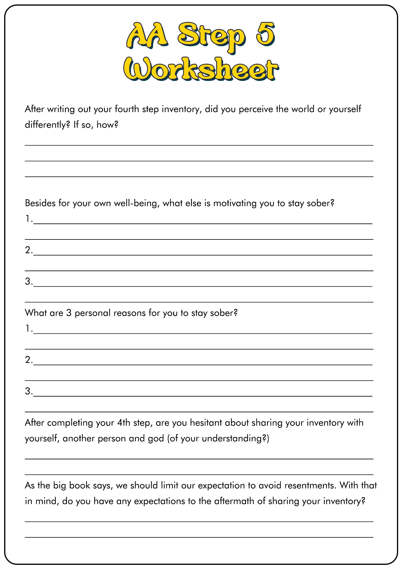 Free Step 2 Worksheet Aa Download Free Step 2 Worksheet Aa Png Images Free Worksheets On Clipart Library