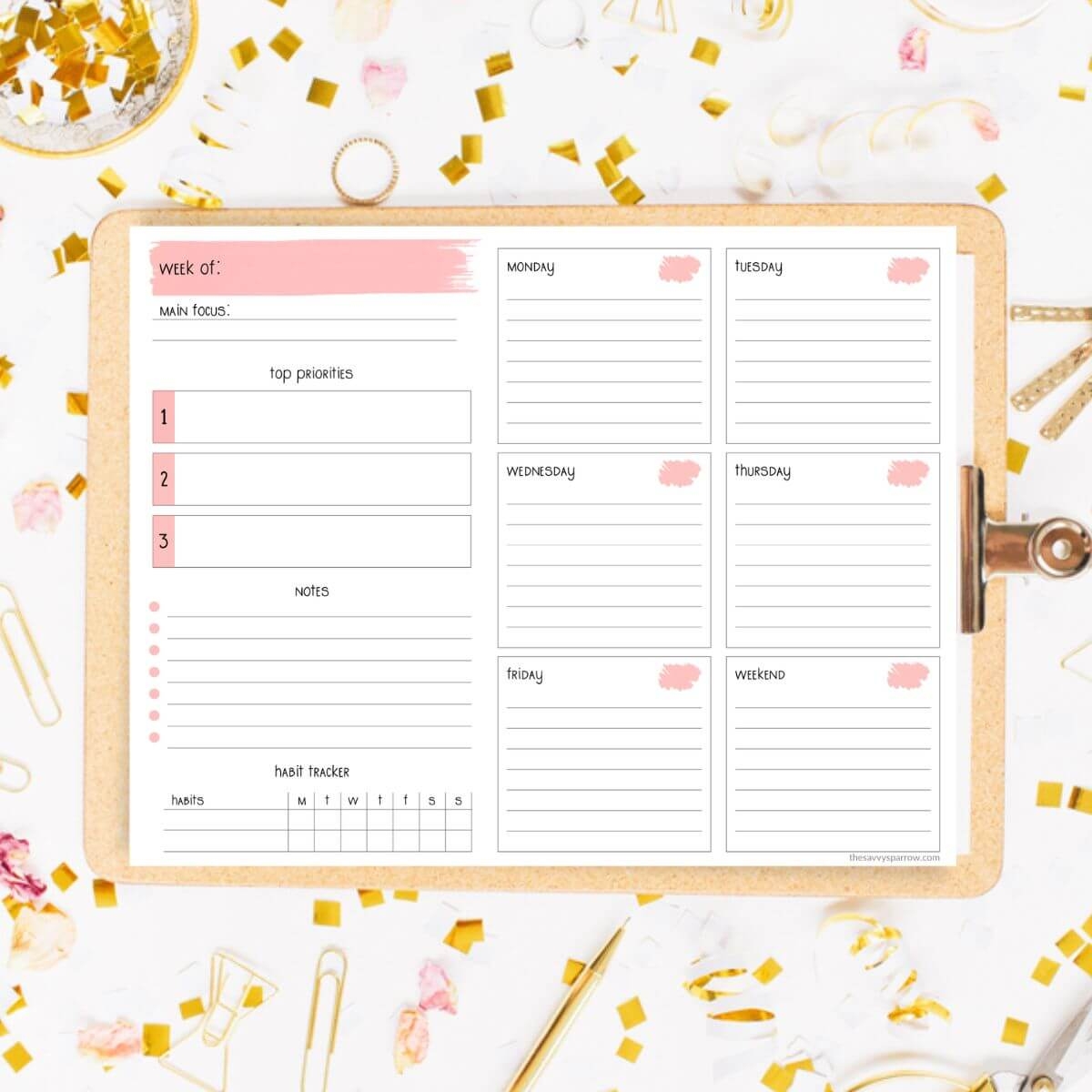 Free Weekly To Do List Template 3 Different Designs To Print Free Weekly To Do List Template 3 Different Designs To Print