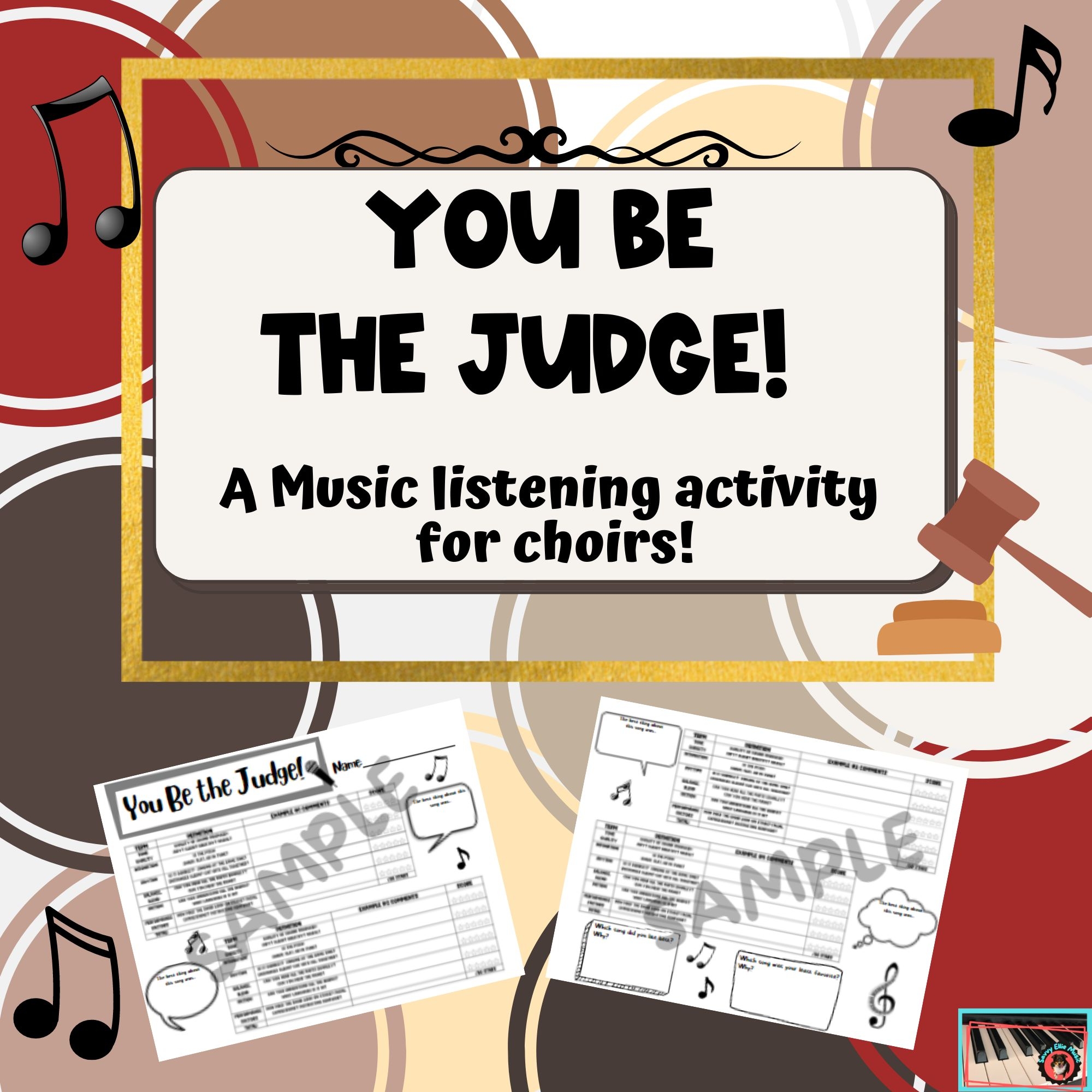 FREEBIE You Be The Judge An Active Listening Worksheet For Choirs Made By Teachers