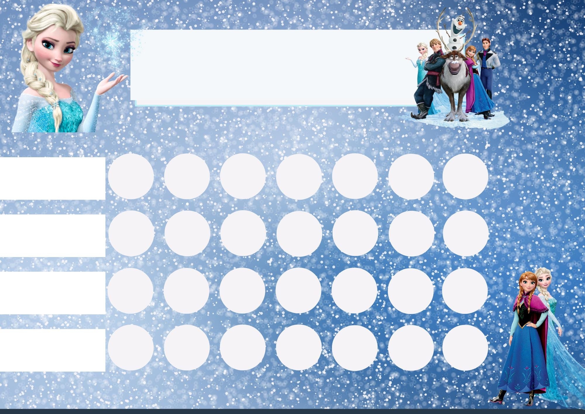 Frozen Potty Training Chart Printable Toilet Training Chart Toileting Reward Chart Instant Download Elsa Reward Chart Etsy