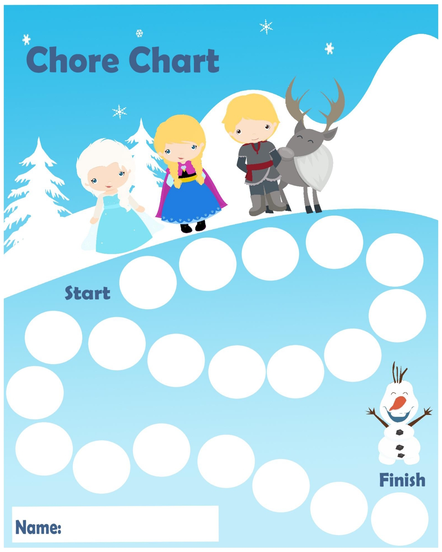 Frozen Sticker Charts 10 Free PDF Printables Printablee Frozen Sticker Charts 10 Free PDF Printables Printablee