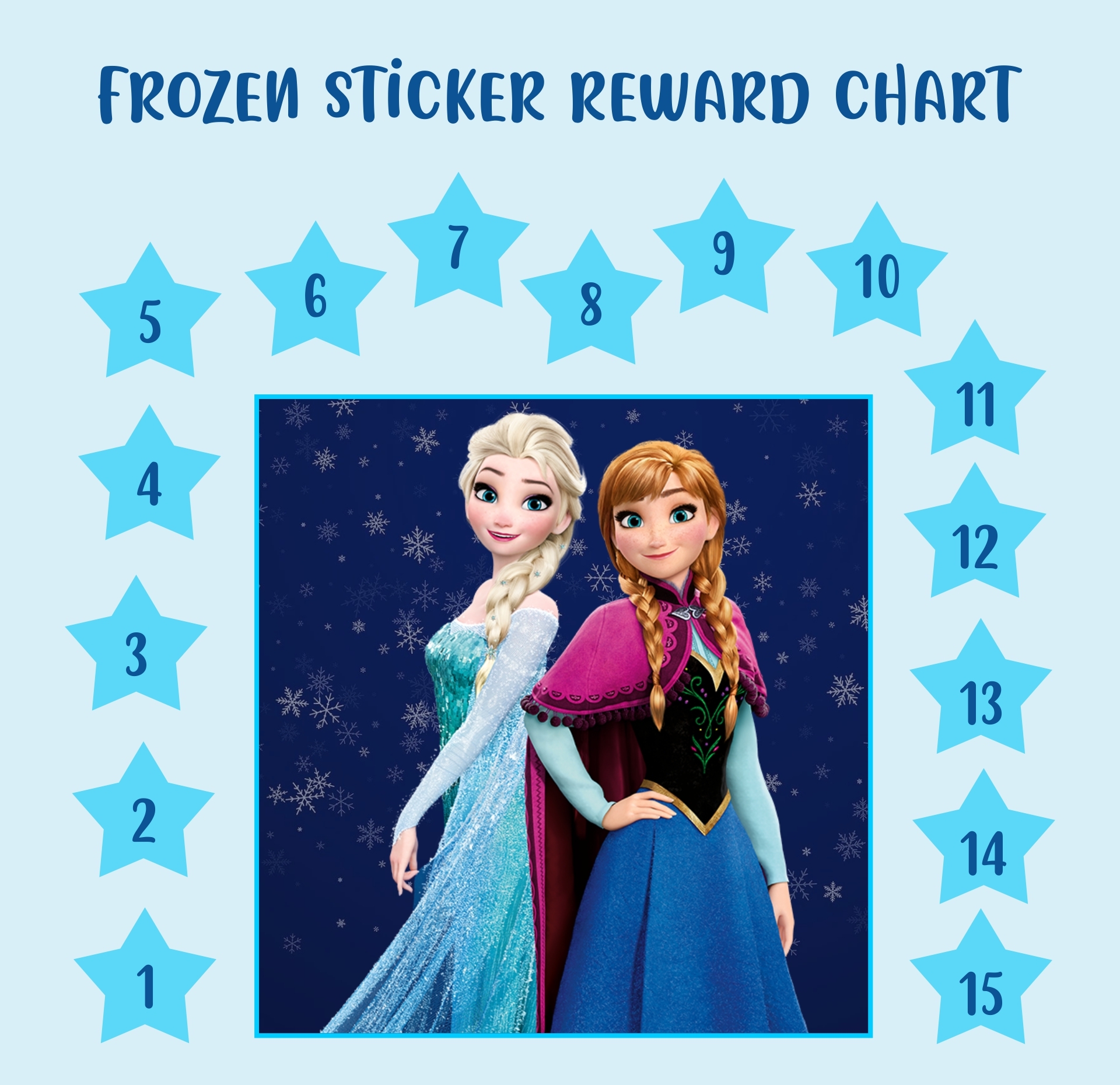 Frozen Sticker Charts 10 Free PDF Printables Printablee Frozen Sticker Charts 10 Free PDF Printables Printablee