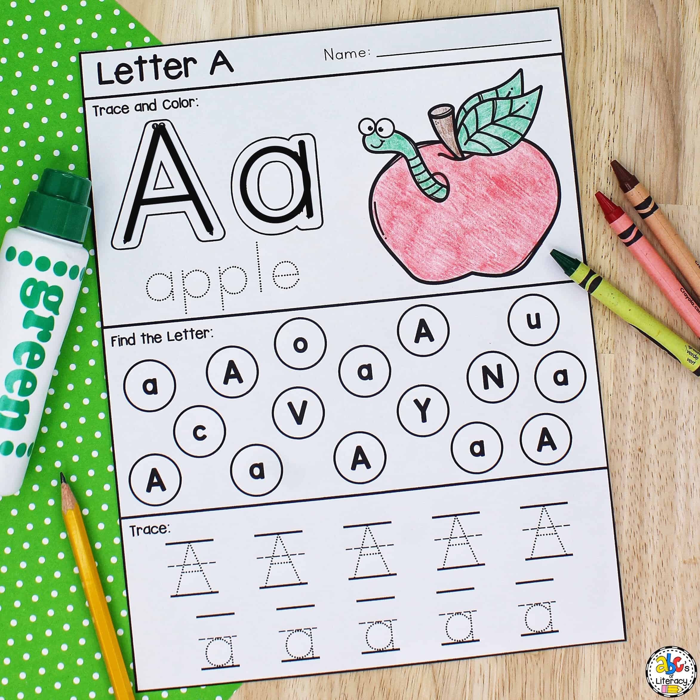 Fun And Engaging Letter A Recognition Worksheets For Kids